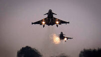 Eurofighter Typhoons Fly From RAF Coningsby