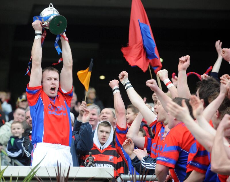 Dripsey captain Diarmuid O'Riordan raises the trophy after winning the All-Ireland JHC trophy in 2009 at Croke Park. Picture: Eddie O'Hare Dripsey captain Diarmuid O'Riordan raises the trophy after winning the All-Ireland JHC trophy in 2009 at Croke Park. Picture: Eddie O'Hare