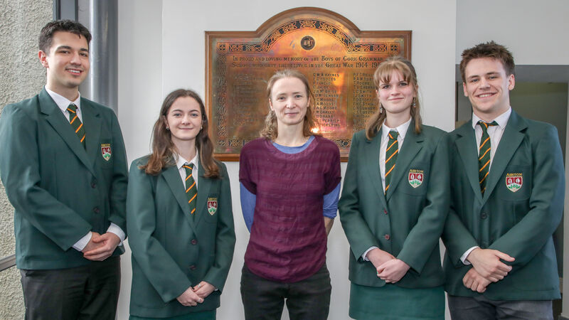 Pictures: 'Fitting' that international lawyer who is past pupil is honoured at Ashton School