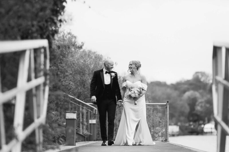 Sarah and Richie said that their 'first look' was one of the most memorable moments of their day. Sarah and Richie said that their 'first look' was one of the most memorable moments of their day.