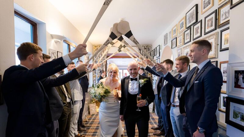 Wedding bells for couple who met on Tinder during pandemic Wedding bells for couple who met on Tinder during pandemic