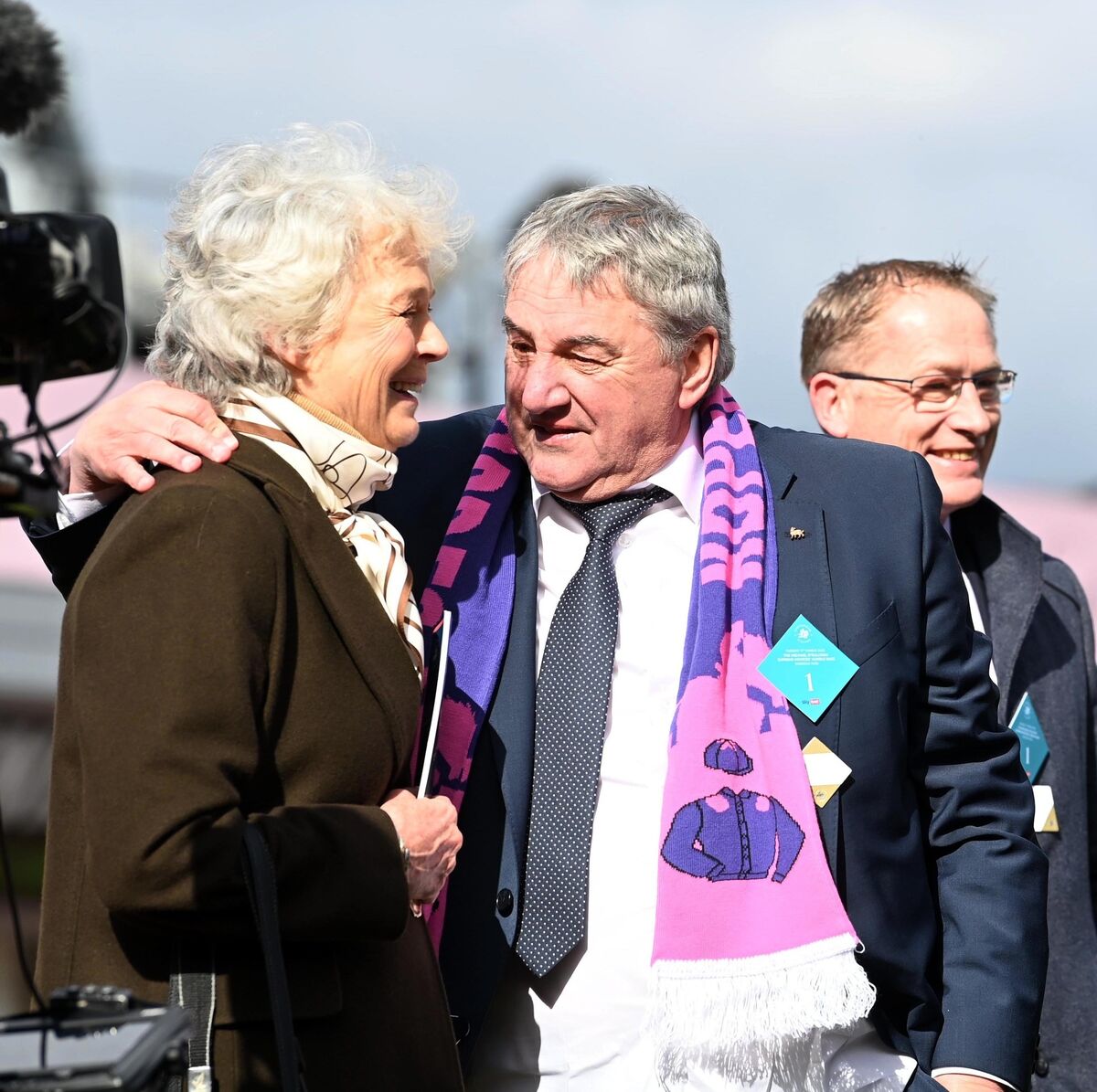 Kopek Des Bordes and Paul Townend won the Grade 1 Michael O'Sullivan Supreme Novice Hurdle for owner CHarlie McCarthy, with Jackie Mullins. Picture: Healy Racing.