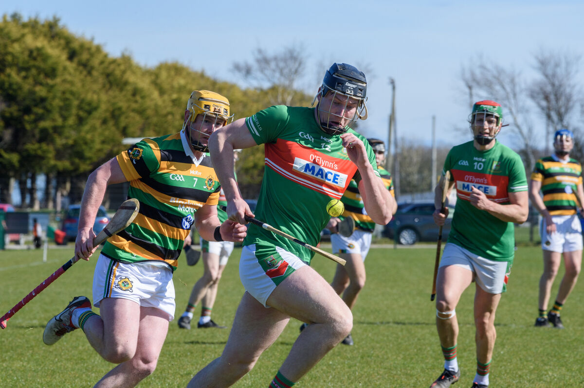 Peter Hassett, Fr O'Neill's breaking past Dave Noonan, Glen Rovers in their RedFM SHL Division 1 match at Aghavine. Picture Dan Linehan Peter Hassett, Fr O'Neill's breaking past Dave Noonan, Glen Rovers in their RedFM SHL Division 1 match at Aghavine. Picture Dan Linehan