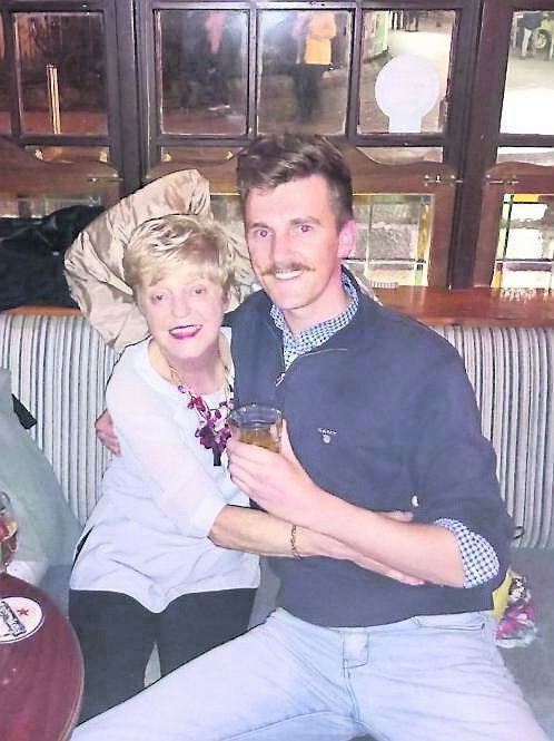 Roan McCarthy, originally from Glanmire, with his mother, Shirley Roan McCarthy, originally from Glanmire, with his mother, Shirley