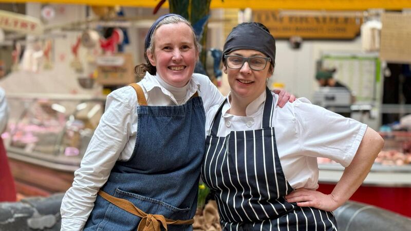Kate Lawlor and Pamela Kelly, two of the six chefs who will be volunteering their time and skills to craft a menu for Cork Business Association's (CBA) annual President’s Dinner and Awards on March 29.