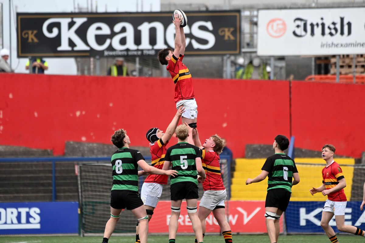 Ciaran Kelly makes a clean catch for CBC in a lineout against Bandon Grammar. Picture: Larry Cummins Ciaran Kelly makes a clean catch for CBC in a lineout against Bandon Grammar. Picture: Larry Cummins
