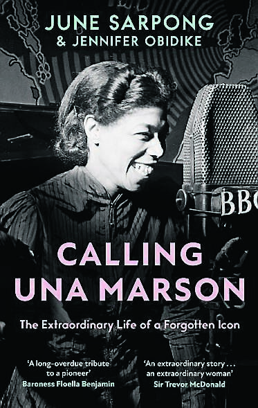 June's new book is titled Calling Una Marson. 