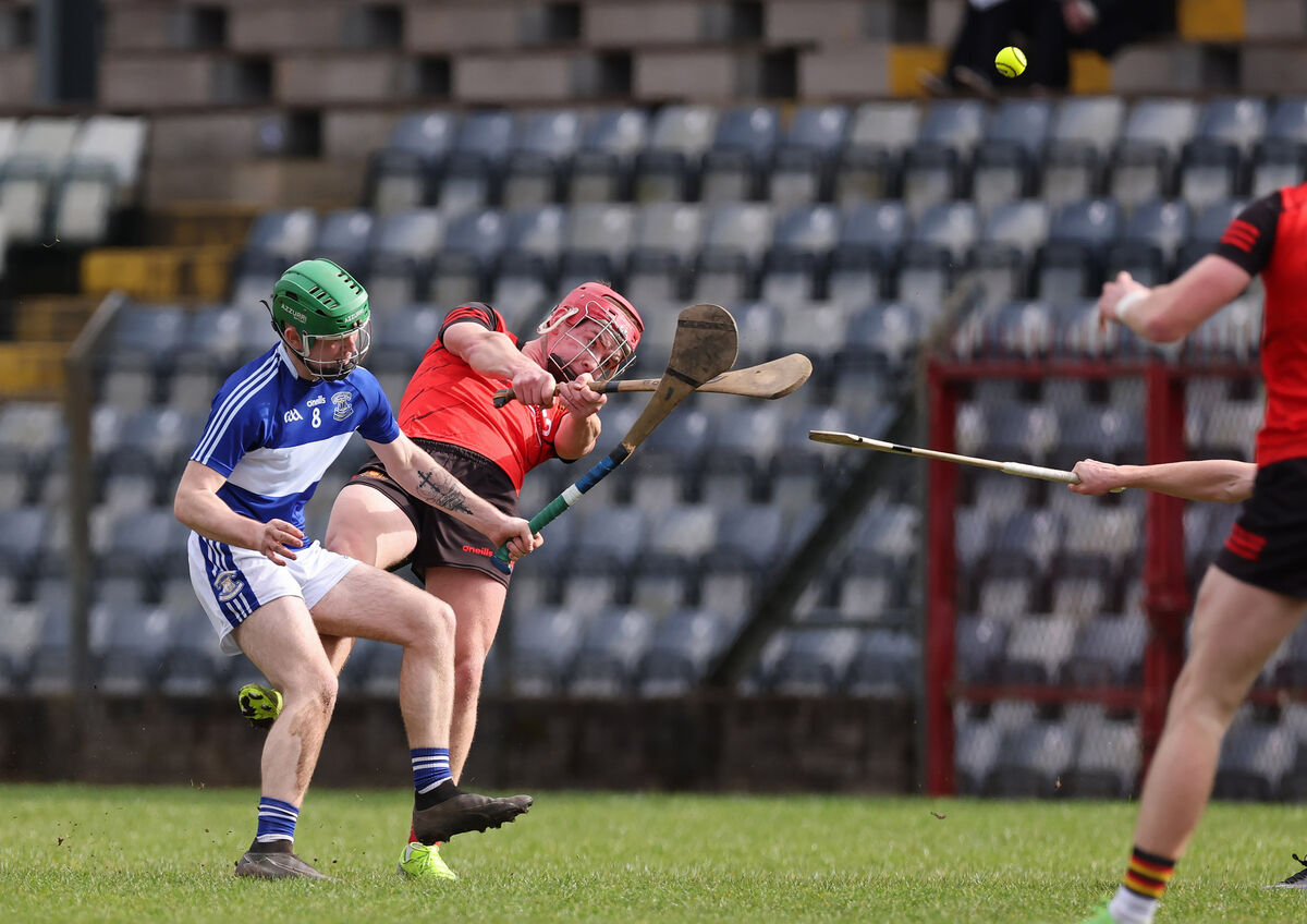  Eoghan O'Shea of Christian Brothers College in action in the O'Callaghan Cup final against Gaelcholáiste Mhuire AG. Picture: Jim Coughlan
