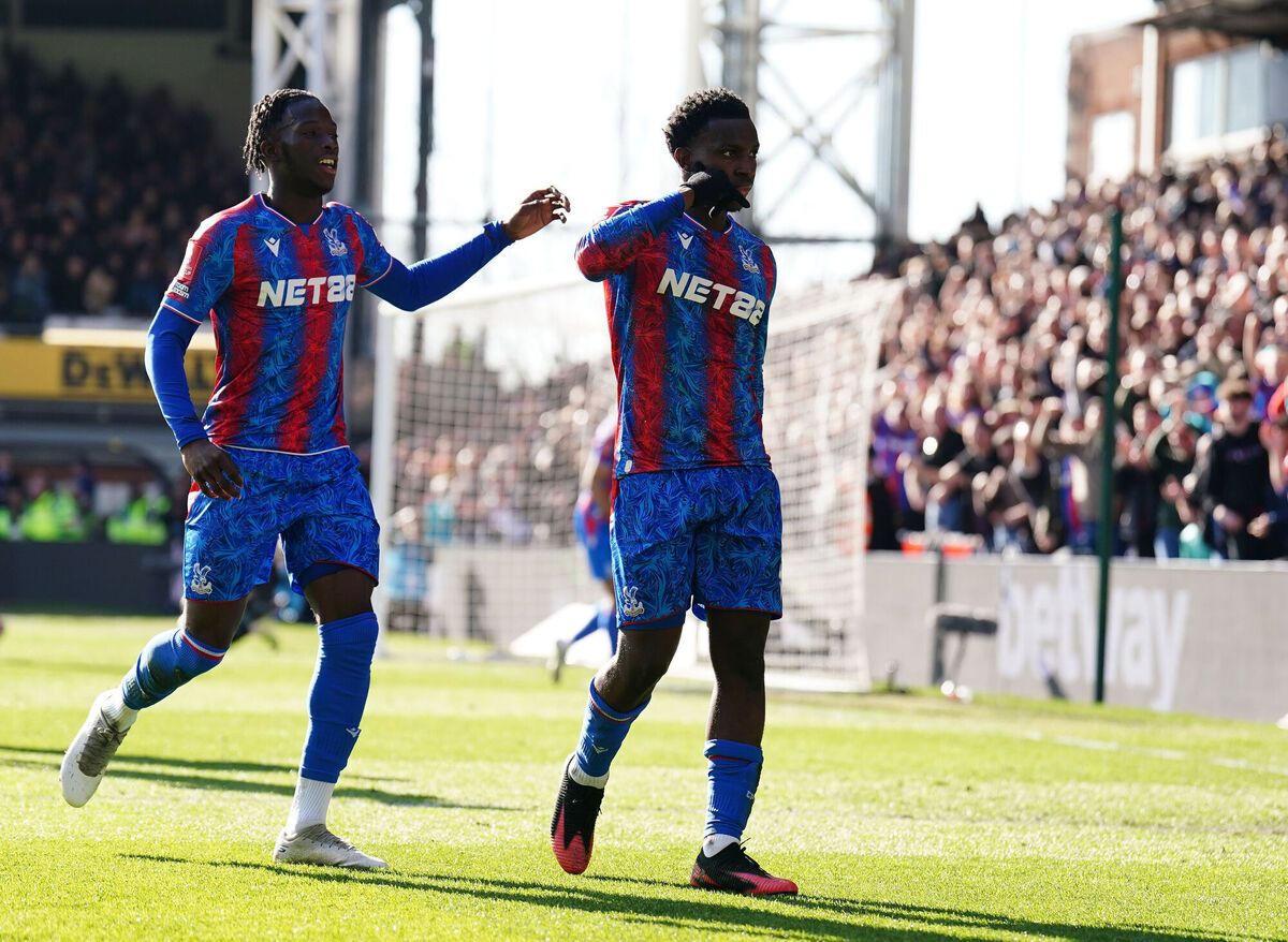 Crystal Palace's Eddie Nketiah celebrates scoring their side's third goal of the game during the Emirates FA Cup fifth round match against Millwall at Selhurst Park, London. Picture: Zac Goodwin/PA Wire Crystal Palace's Eddie Nketiah celebrates scoring their side's third goal of the game during the Emirates FA Cup fifth round match against Millwall at Selhurst Park, London. Picture: Zac Goodwin/PA Wire