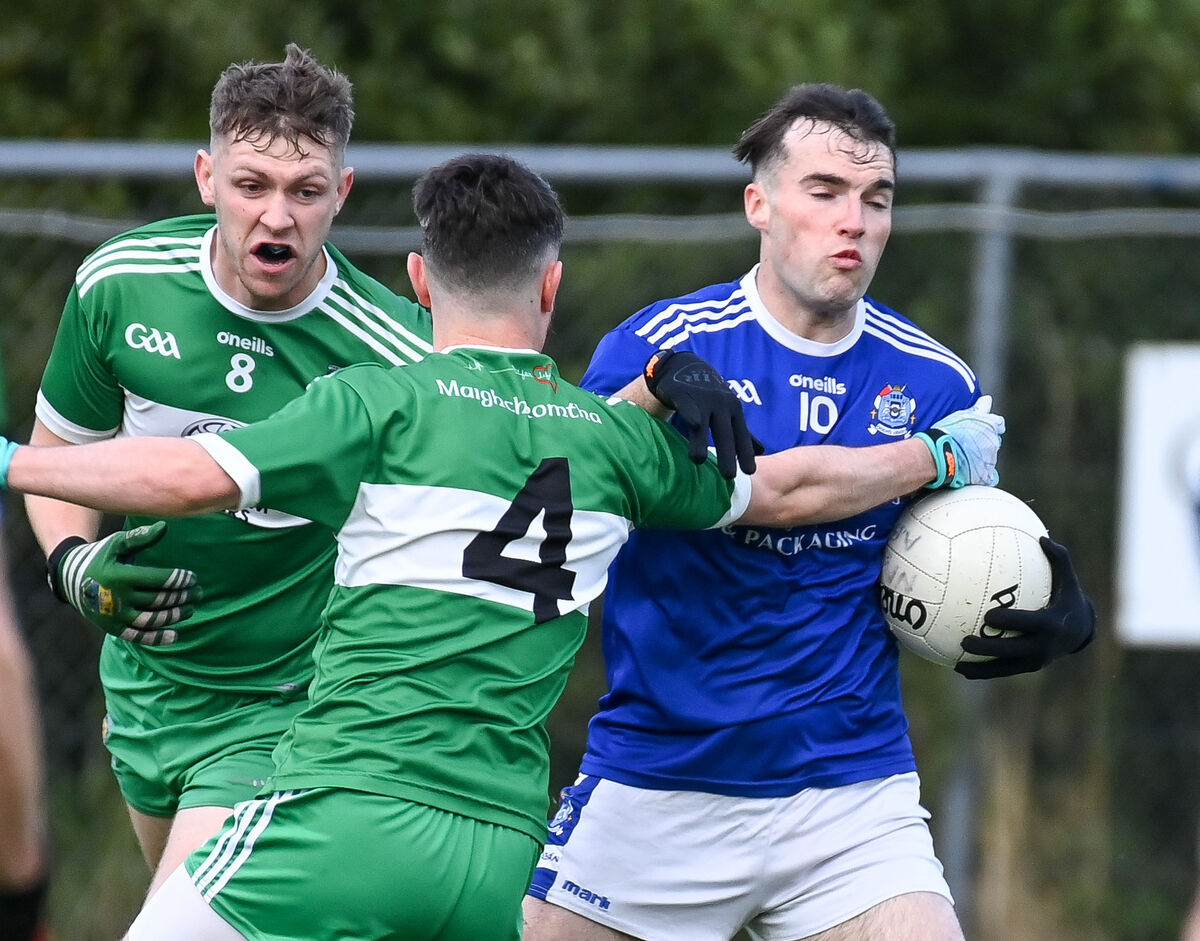  Naomh Abán's Darragh O'Leary scored 1-5 (2 2pt) in their narrow win over Kilshannig. Picture: David Keane