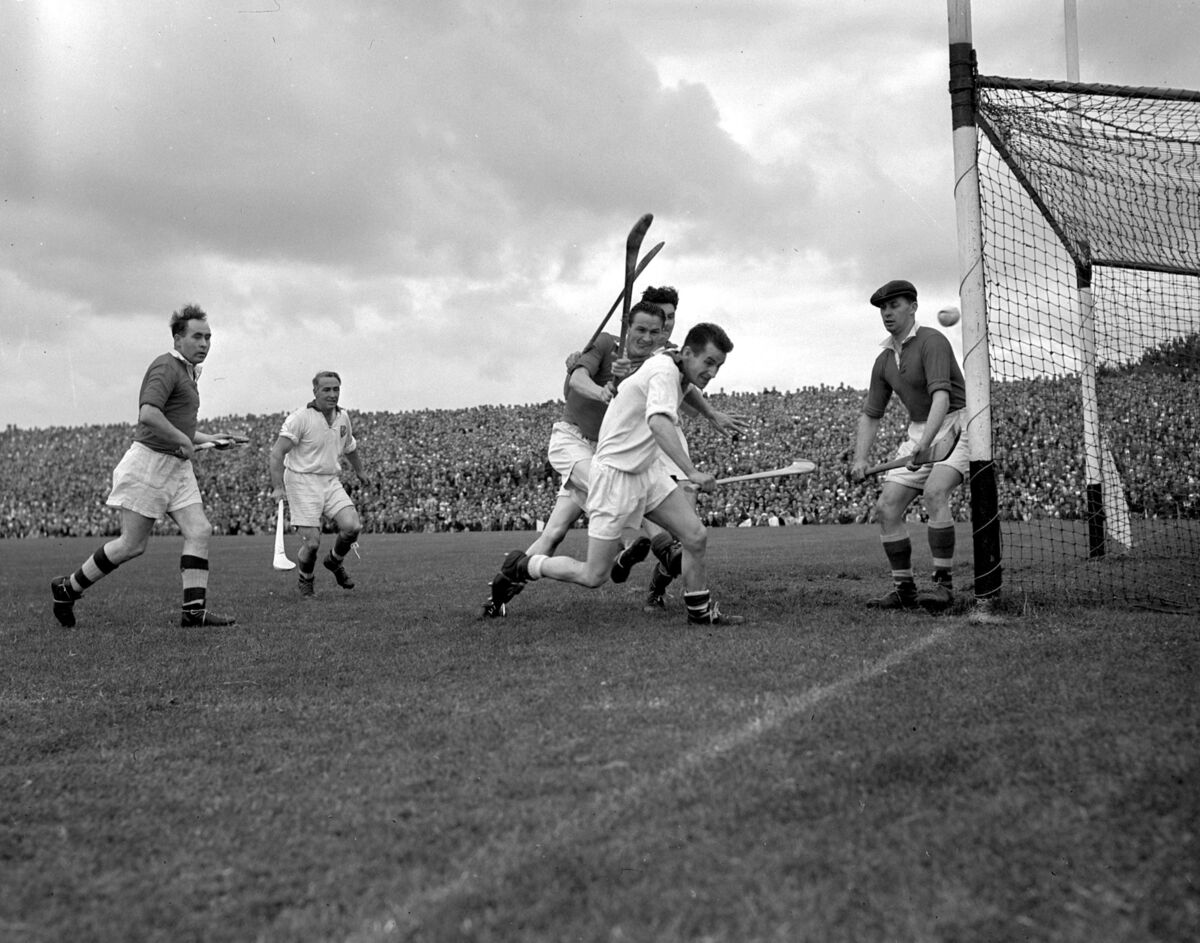 Alan Connolly's grandfather Mick Cashman keeping goal for Cork against Waterford in the 1957 Munster SHC final in Thurles. Alan Connolly's grandfather Mick Cashman keeping goal for Cork against Waterford in the 1957 Munster SHC final in Thurles.