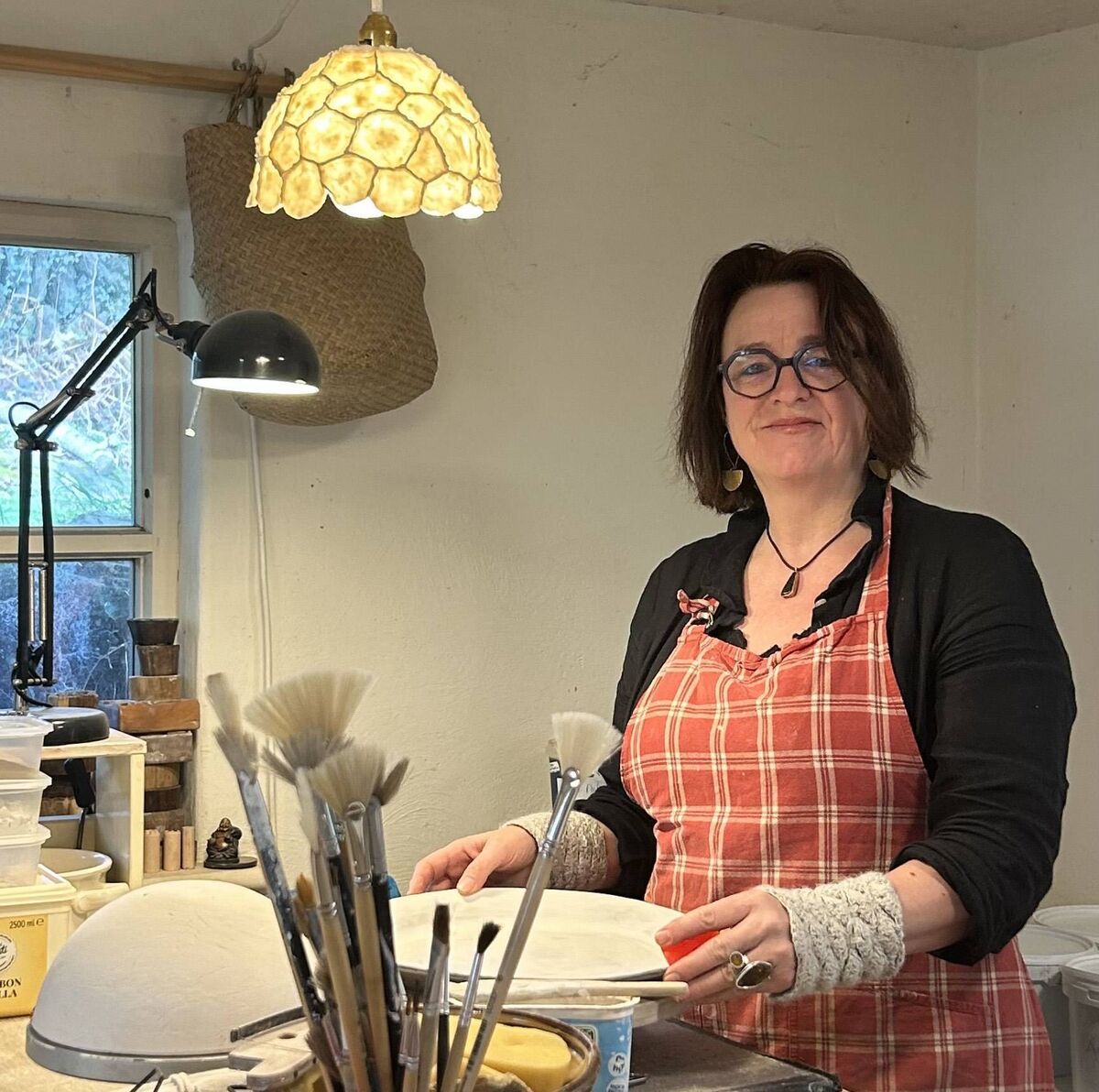 Anke Barrett's passion for pottery came during a transitional period in her life. Anke Barrett's passion for pottery came during a transitional period in her life.