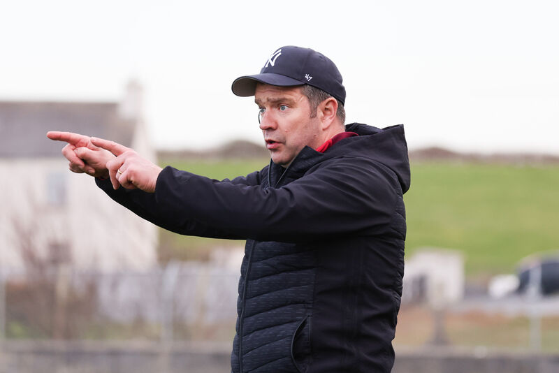 Cork U20 football manager Ray O'Mahony during the Clare win. Picture: Eamon Ward