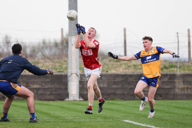 Cork's Alan O'Connell scores a point against Clare. Picture: Eamon Ward
