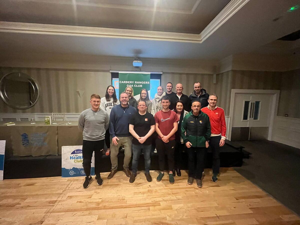Carbery Rangers' Healthy Club members.
