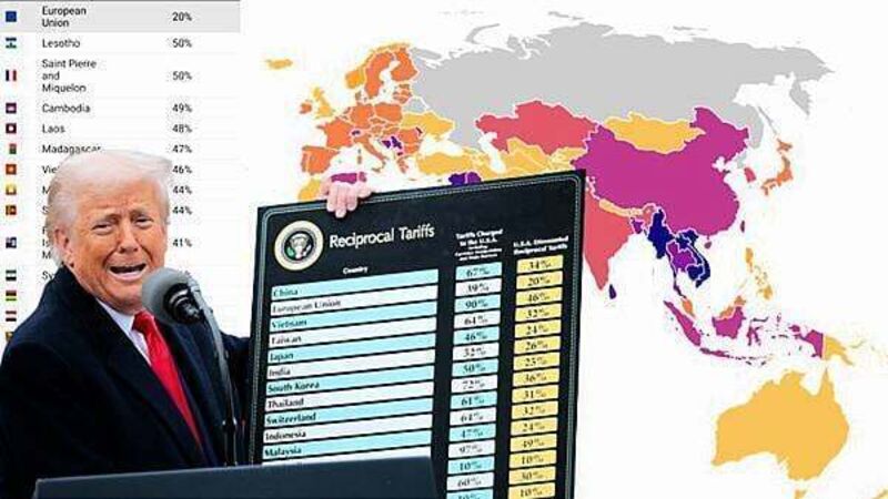 Who is hit hardest by Trump's tariffs? The full list and map Who is hit hardest by Trump's tariffs? The full list and map
