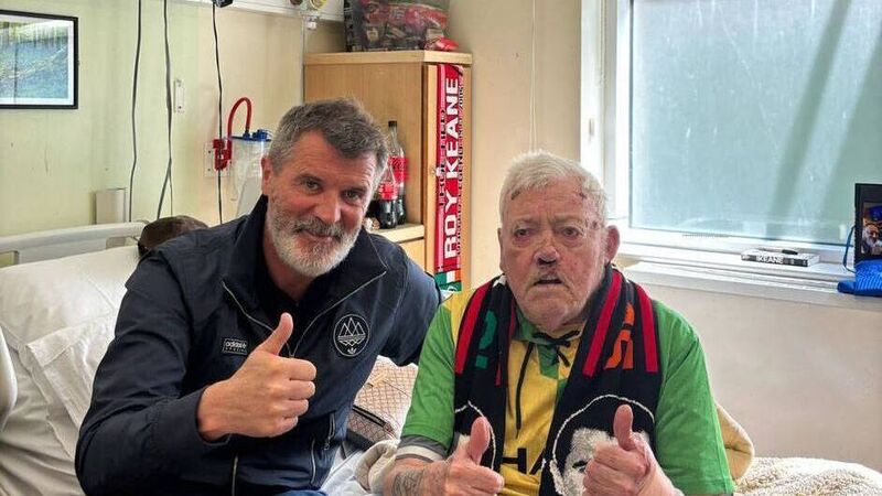 'It’s a moment we’ll never forget': Roy Keane pays fan special visit in hospital