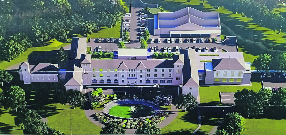 How the new business hub will look on the former site of Coláiste Iosagáin in Ballyvourney