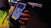 Garda Random Alcohol Breath Checkpoint