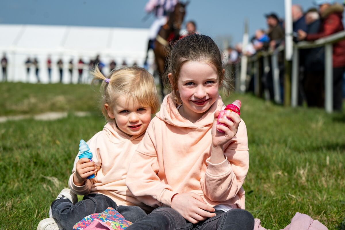 MJ, 3, and Franklyn, 6, O’Riordan pictured at the Duhallow Point to Point meeting in Dromahane. Picture Chani Anderson