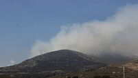 Mourne Mountains wildfire
