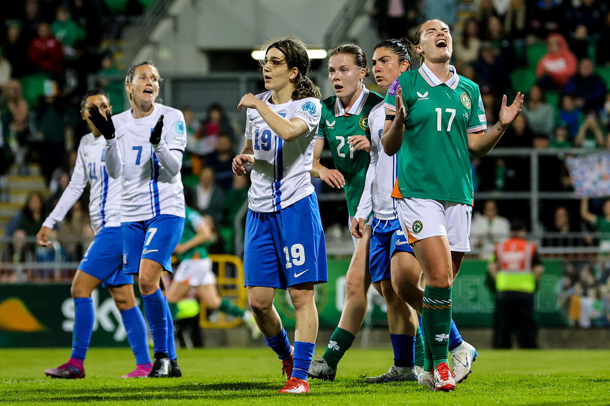 Republic of Ireland WNT vs Greece: Ireland's Saoirse Noonan 