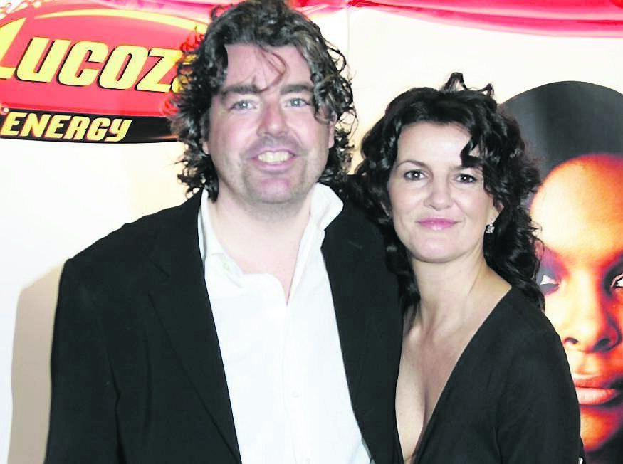 Director Stephen Bradley and wife Deirdre O’Kane in 2005