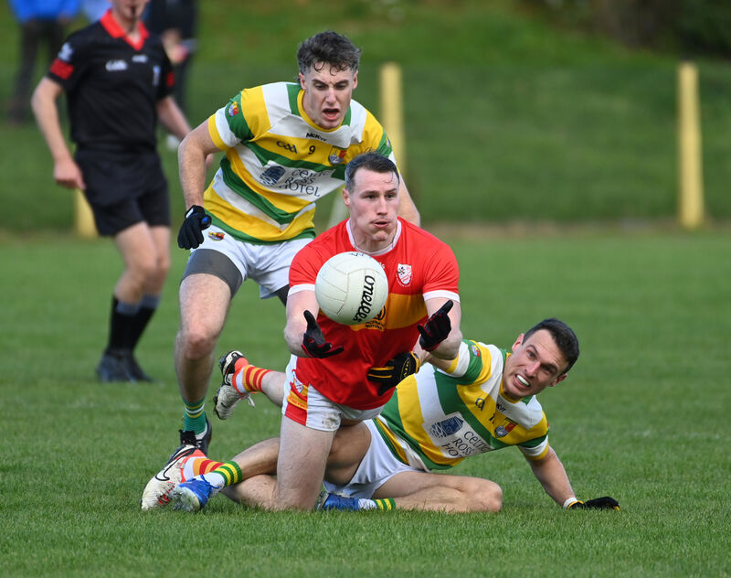  Mark Griffin in action for Éire Óg last year against Carbery Rangers in Enniskeane. Picture: Eddie O'Hare