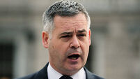 Sinn Fein finance spokesman Pearse Doherty doorstep