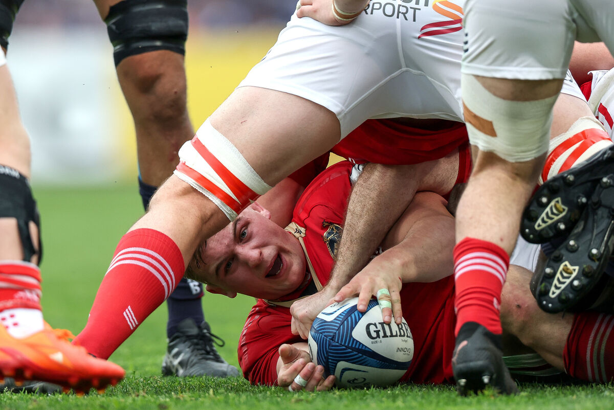 Munster's Gavin Coombes in action. Picture: INPHO/Billy Stickland