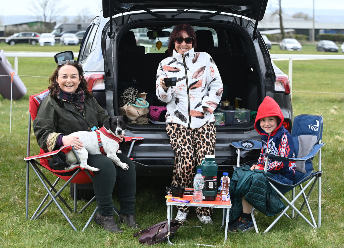 Jen O'Hanlon, with Brodie, her nephew James O'Hanlon and mother Helen O'Hanlon from Mallow. Picture: Eddie O'Hare Jen O'Hanlon, with Brodie, her nephew James O'Hanlon and mother Helen O'Hanlon from Mallow. Picture: Eddie O'Hare
