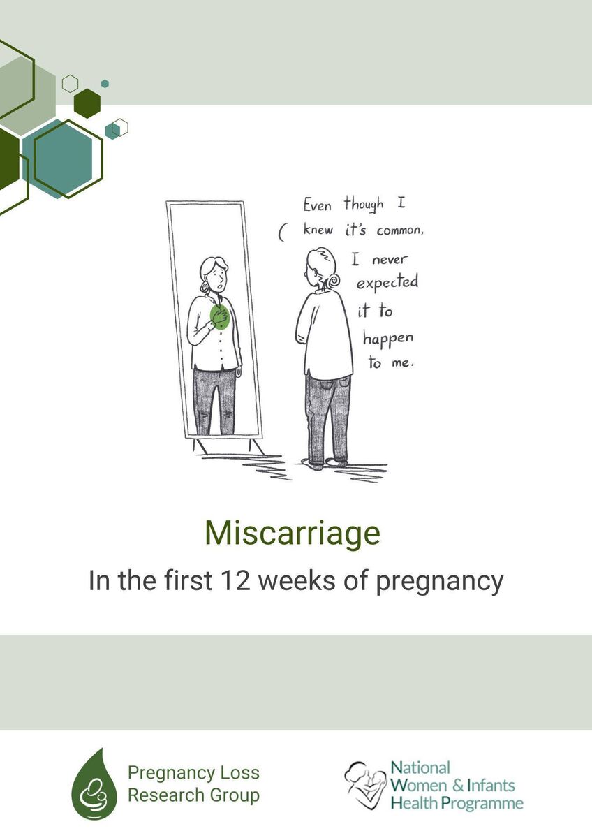 The resources include a booklet about miscarriage. The resources include a booklet about miscarriage.