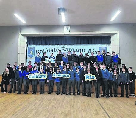 Coláiste Éamann Rís Student Council welcomed fellow students from a number of Cork schools. Picture: Coláiste Éamann Rís Facebook
Coláiste Éamann Rís Student Council welcomed fellow students from a number of Cork schools. Picture: Coláiste Éamann Rís Facebook
