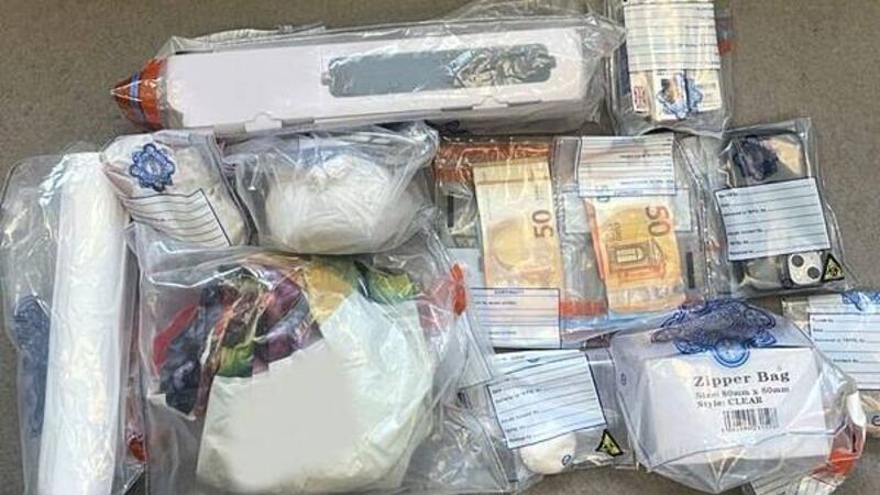 Man (30s) arrested after gardaí seize heroin and cocaine worth almost €150,000 Man (30s) arrested after gardaí seize heroin and cocaine worth almost €150,000