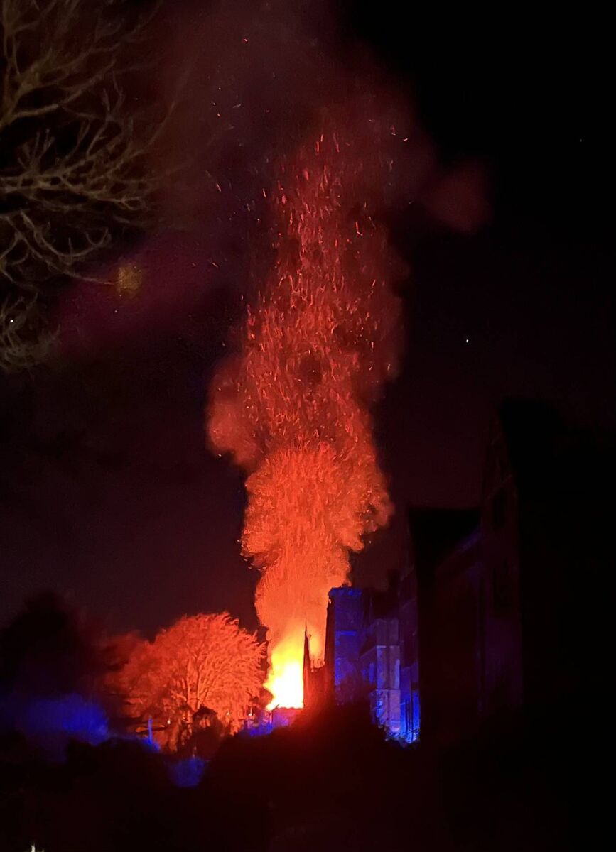 Seven units of Cork City Fire Brigade worked into the early hours of Thursday morning to bring under control a serious fire at the former Good Shepherd convent and Magdalene laundry in Sunday's Well. Picture: Donal O'Keeffe Seven units of Cork City Fire Brigade worked into the early hours of Thursday morning to bring under control a serious fire at the former Good Shepherd convent and Magdalene laundry in Sunday's Well. Picture: Donal O'Keeffe