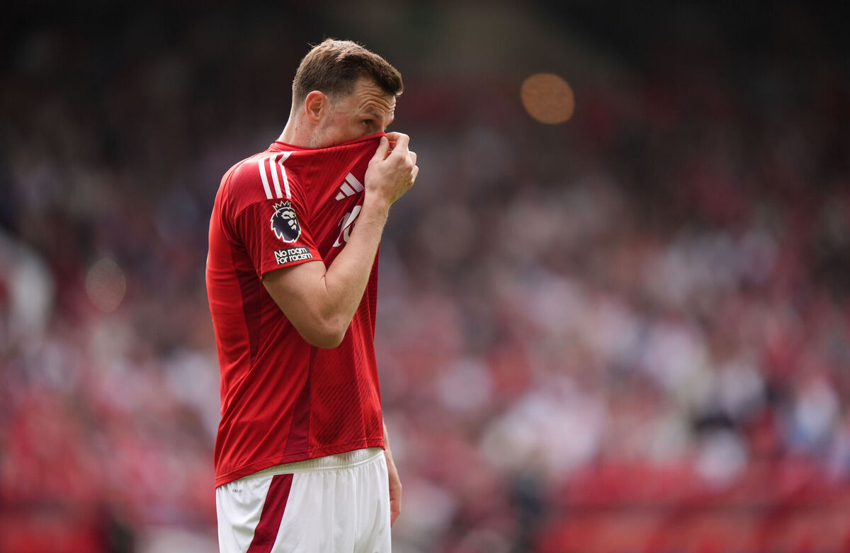 Nottingham Forest's Chris Wood reacts after the Premier League defeat at the hands of Everton at The City Ground, Nottingham. Picture: Bradley Collyer/PA Wire Nottingham Forest's Chris Wood reacts after the Premier League defeat at the hands of Everton at The City Ground, Nottingham. Picture: Bradley Collyer/PA Wire