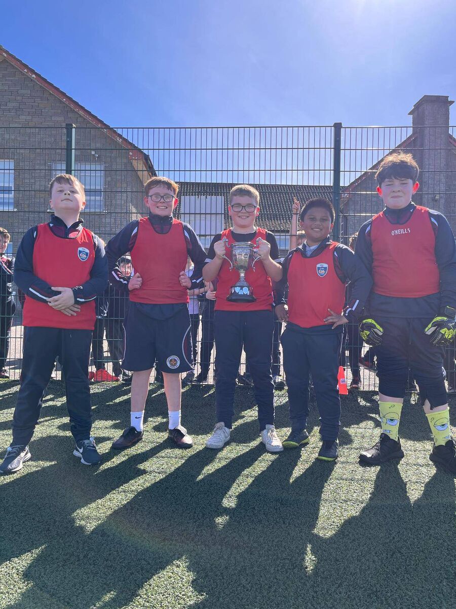 Pupils from Midleton CBS who took part in the soccer tournament recently. Pupils from Midleton CBS who took part in the soccer tournament recently.