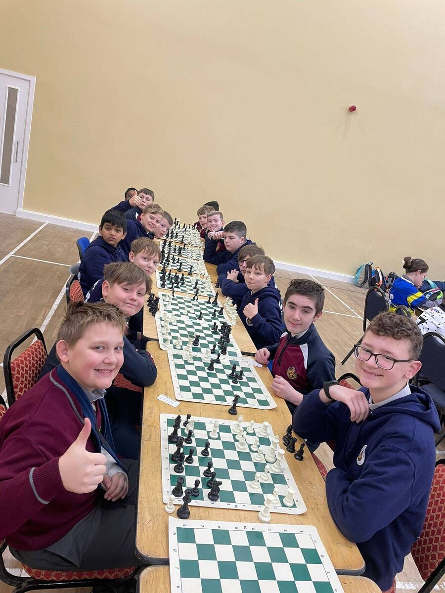 Pupils taking part in the chess tournament at Midleton CBS. Pupils taking part in the chess tournament at Midleton CBS.
