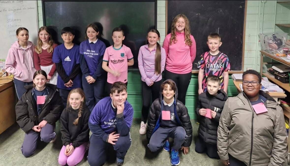 March 21 was a very special day in Scoil na Croise Naofa in Mahon who held a Pink & Purple Puffin day. March 21 was a very special day in Scoil na Croise Naofa in Mahon who held a Pink & Purple Puffin day.