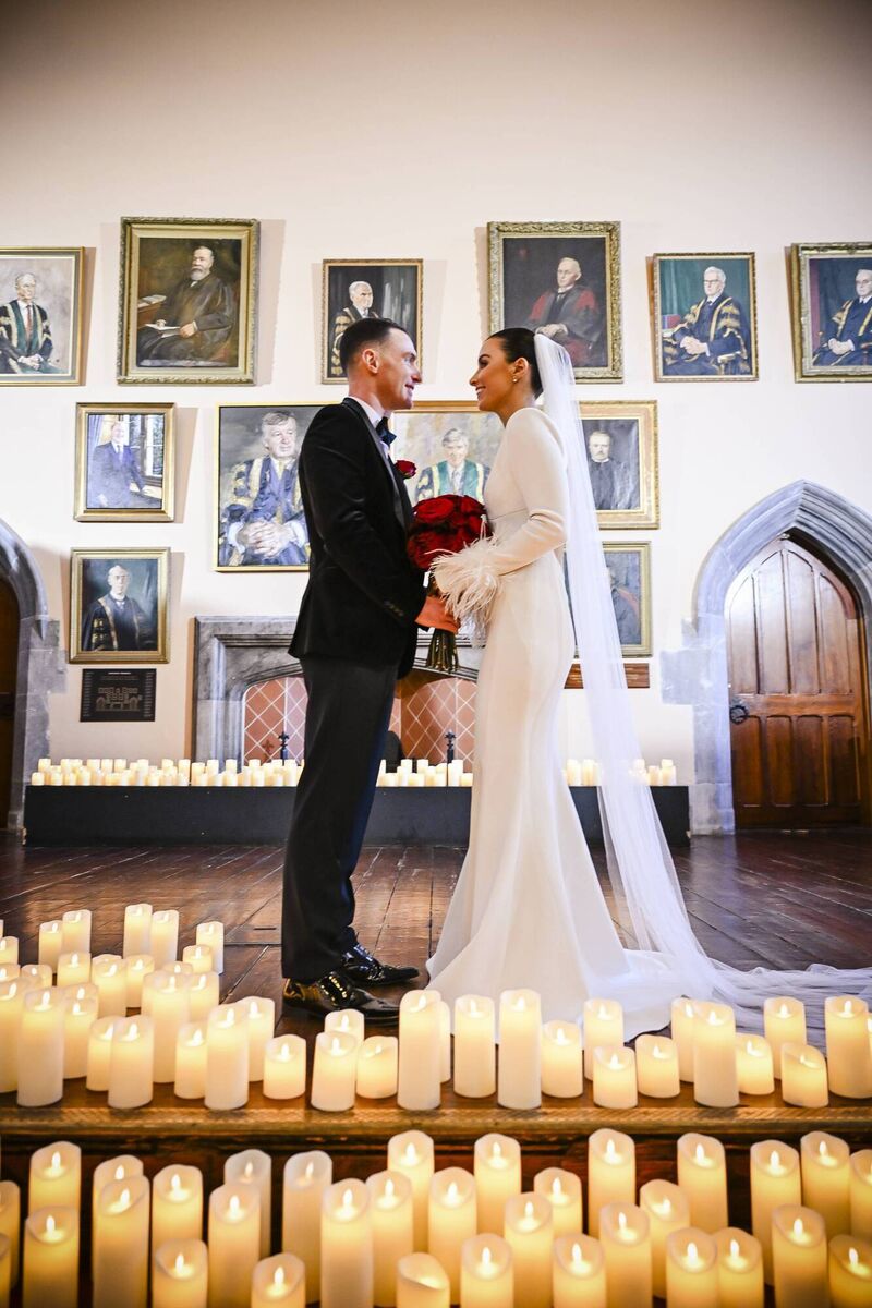 Karen and Darren at UCC- back to where their love story began. Karen and Darren at UCC- back to where their love story began.