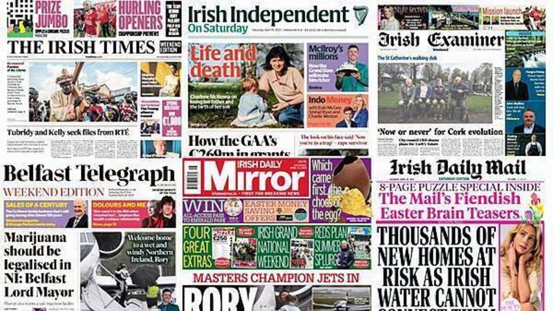 What the papers say: Saturday's front pages