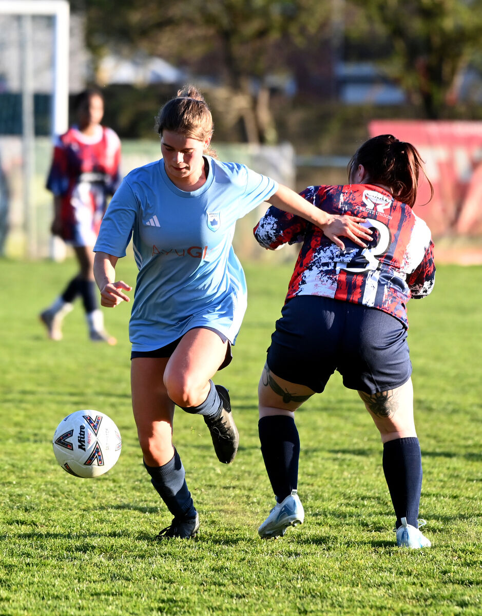 Lola Curran in action for Avondale United against Springfield Ramblers.