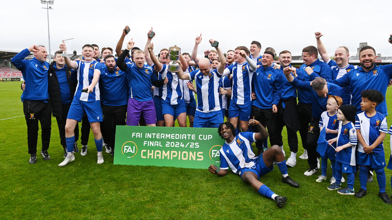 College Corinthians beat Ringmahon Rangers in extra-time thriller to win FAI Intermediate Cup.