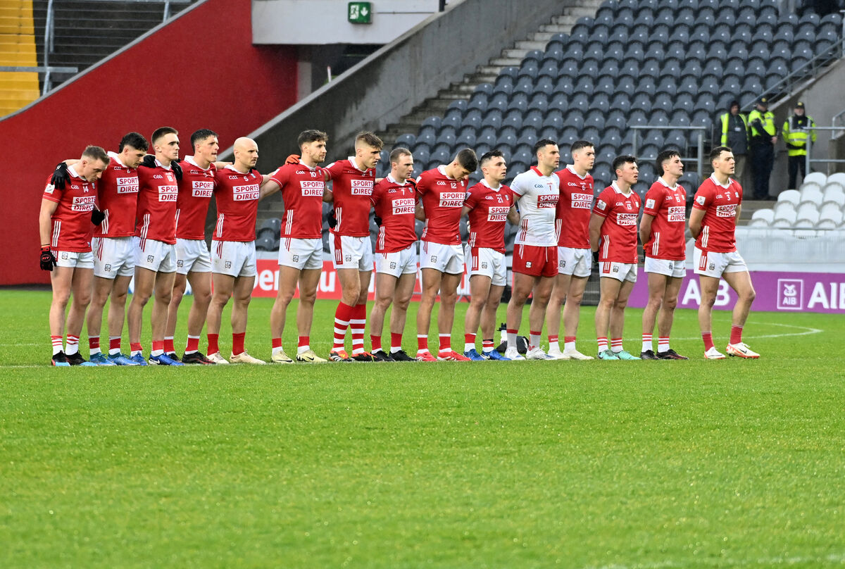 The Cork team who started against Kerry. Picture: Eddie O'Hare