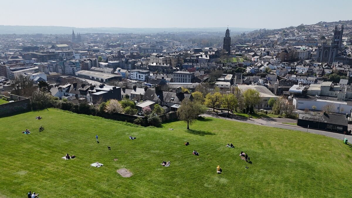 Sunshine at Bell’s Field, Cork city, as people enjoy the fine weather, with Shandon and the North Cathedral and the Northside as a backdrop. Picture: Larry Cummins Sunshine at Bell’s Field, Cork city, as people enjoy the fine weather, with Shandon and the North Cathedral and the Northside as a backdrop. Picture: Larry Cummins
