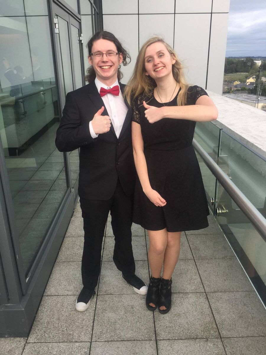 Adrian Coleman and Kelley Pierse in Athlone, April 2017. Adrian Coleman and Kelley Pierse in Athlone, April 2017.