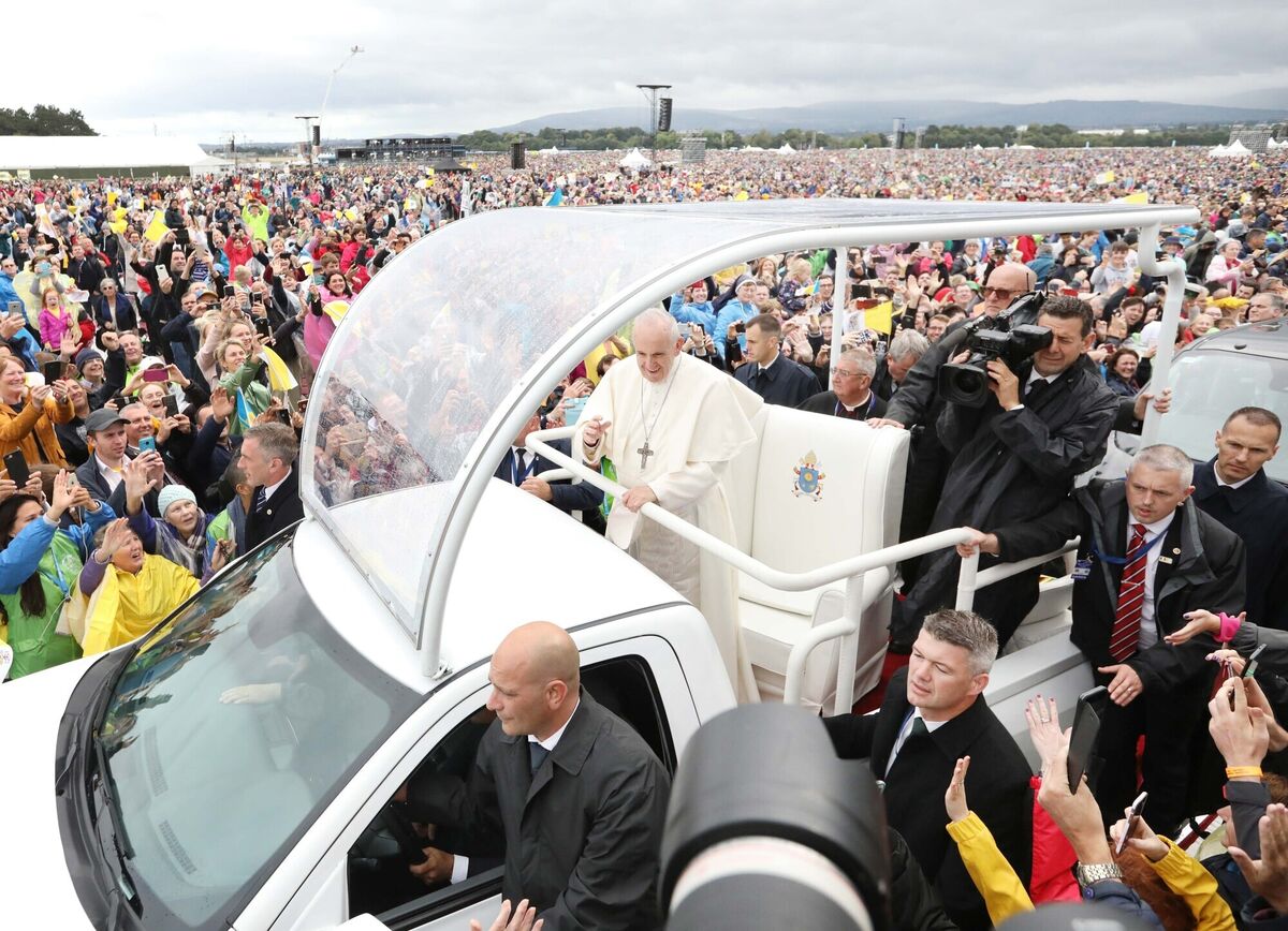 Pope Francis pictured during his 2018 visit to Ireland. Photo: Eamonn Farrell/RollingNews.ie