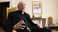 Vatican Pope Francis Obit Camerlengo