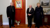 President Higgins says he hopes a new pontiff will build on Pope Francis' 'unfinished business'