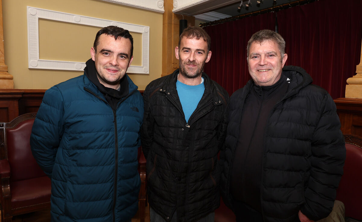  Jason Murphy, Adrian Duggan and Philippe Chabalier. Picture: Jim Coughlan.